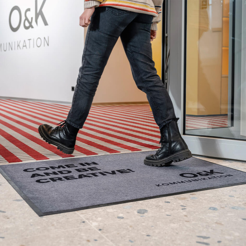 Logomåtte velour HD