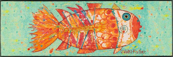 Dørmåtte Funky Fish 60x180 cm