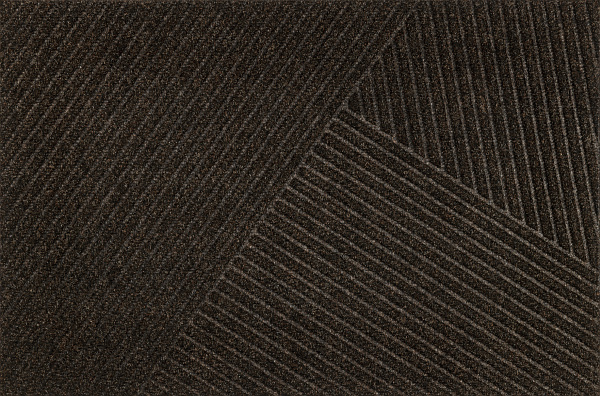 Dørmåtte DUNE Stripes dark brown 60x90 cm