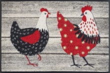 Gulvmåtte Chicken Farm 50x75cm