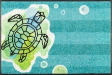 Dørmåtte Turtle Splash 50x75cm